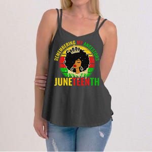 Juneteenth wo African American black Wo 1865 Women's Strappy Tank