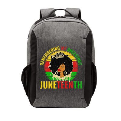 Juneteenth wo African American black Wo 1865 Vector Backpack