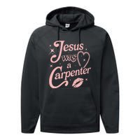 Jesus Was A Carpenter Performance Fleece Hoodie