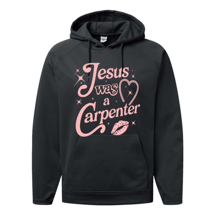 Jesus Was A Carpenter Performance Fleece Hoodie