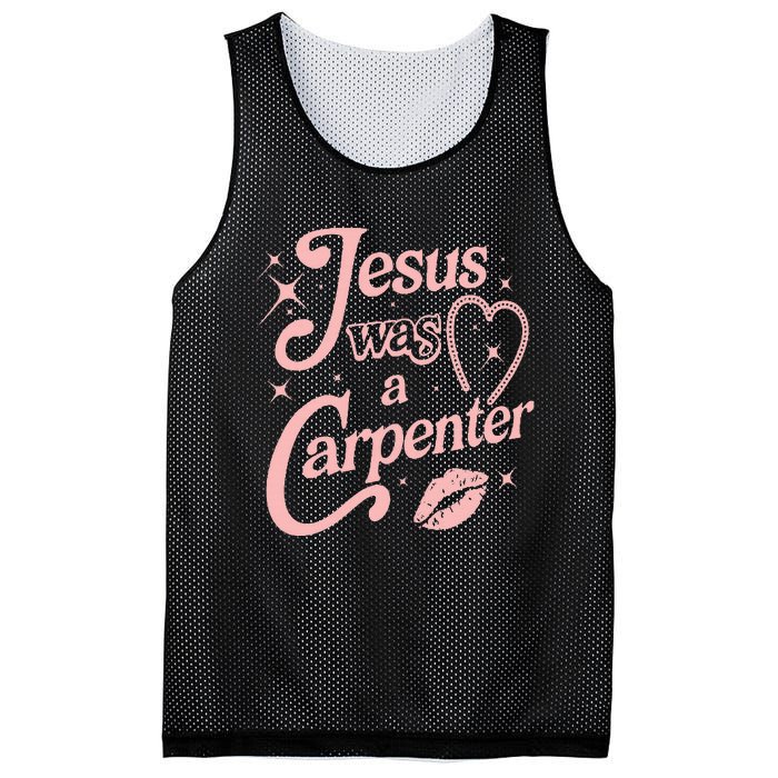 Jesus Was A Carpenter Mesh Reversible Basketball Jersey Tank