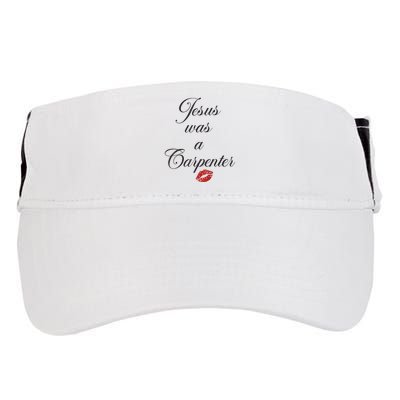 Jesus Was A Carpenter Christian Bible Verse Adult Drive Performance Visor
