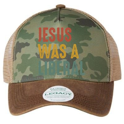 Jesus Was a Democrat Proud Christian Democrat Voter Legacy Tie Dye Trucker Hat