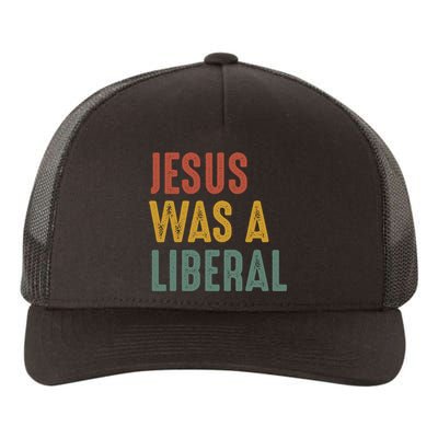 Jesus Was a Democrat Proud Christian Democrat Voter Yupoong Adult 5-Panel Trucker Hat