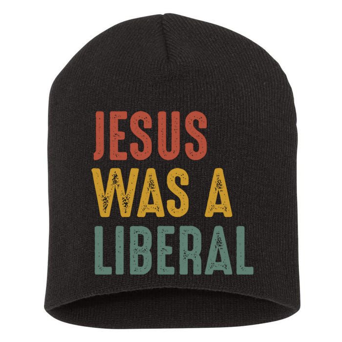 Jesus Was a Democrat Proud Christian Democrat Voter Short Acrylic Beanie