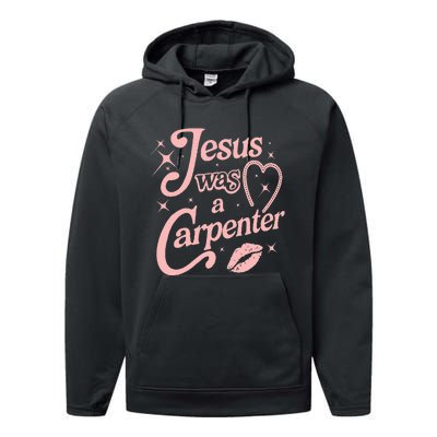 Jesus Was A Carpenter Performance Fleece Hoodie