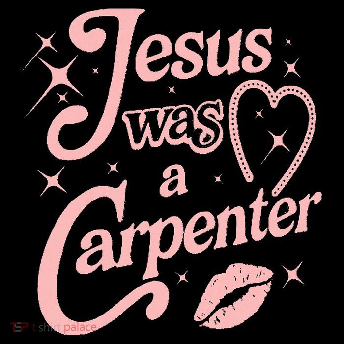 Jesus Was A Carpenter Drawstring Bag