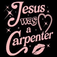 Jesus Was A Carpenter Flat Bill Trucker Hat