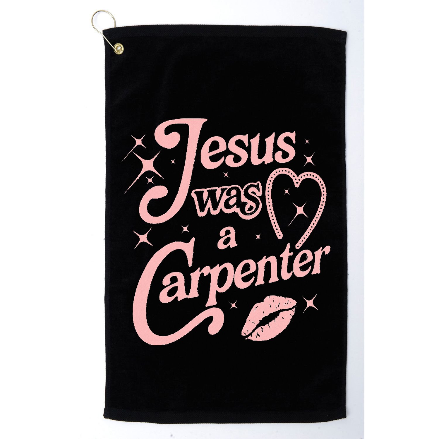 Jesus Was A Carpenter Golf Towel