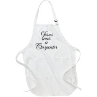 Jesus Was A Carpenter Funny Music Festival Full-Length Apron With Pockets