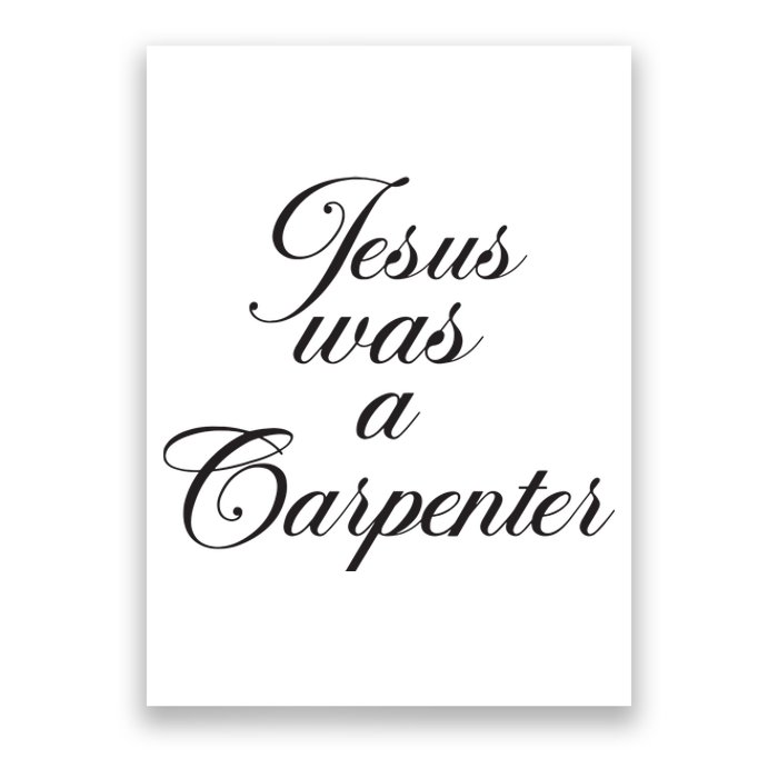 Jesus Was A Carpenter Funny Music Festival Poster