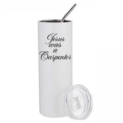 Jesus Was A Carpenter Funny Music Festival Stainless Steel Tumbler