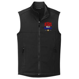 Jesus Was A Democrat Political Liberal Collective Smooth Fleece Vest