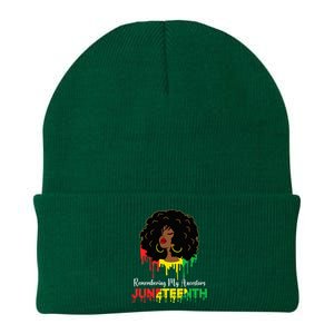 Juneteenth wo African American black Wo 1865 Knit Cap Winter Beanie