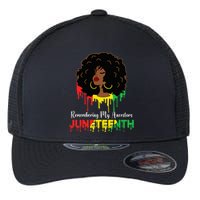 Juneteenth wo African American black Wo 1865 Flexfit Unipanel Trucker Cap