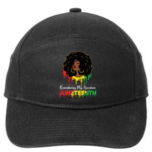 Juneteenth wo African American black Wo 1865 7-Panel Snapback Hat