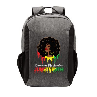 Juneteenth wo African American black Wo 1865 Vector Backpack
