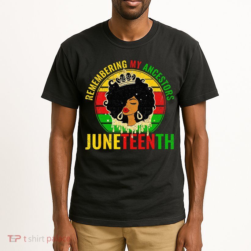 Juneteenth wo African American black Wo 1865 Tall T-Shirt