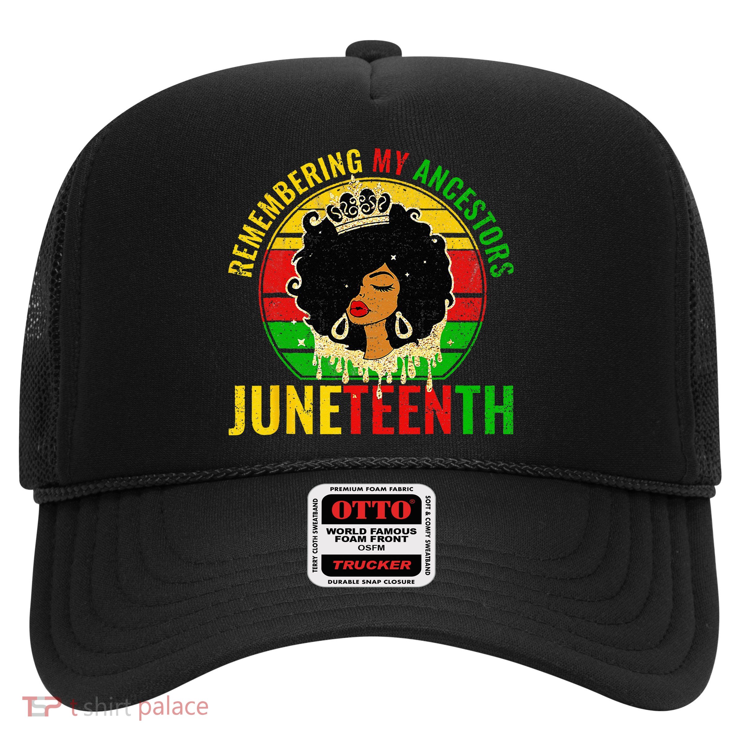Juneteenth wo African American black Wo 1865 Trucker Hat