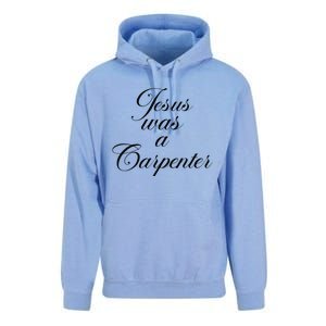 Jesus Was A Carpenter Funny Music Festival Gift Unisex Surf Hoodie