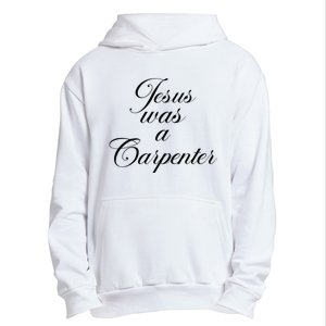 Jesus Was A Carpenter Funny Music Festival Gift Urban Pullover Hoodie