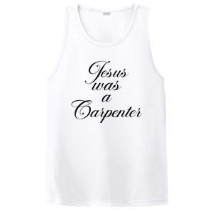 Jesus Was A Carpenter Funny Music Festival Gift PosiCharge Competitor Tank