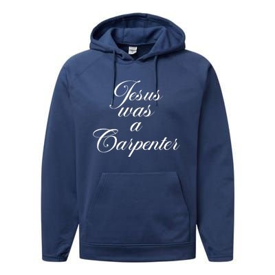 Jesus Was A Carpenter Performance Fleece Hoodie