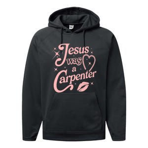 Jesus Was A Carpenter Performance Fleece Hoodie