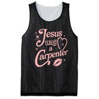 Jesus Was A Carpenter Mesh Reversible Basketball Jersey Tank