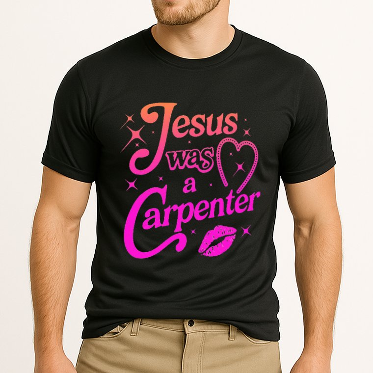 Jesus Was A Carpenter Cooling Performance Crew T-Shirt