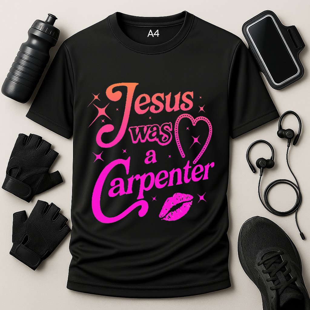 Jesus Was A Carpenter Cooling Performance Crew T-Shirt