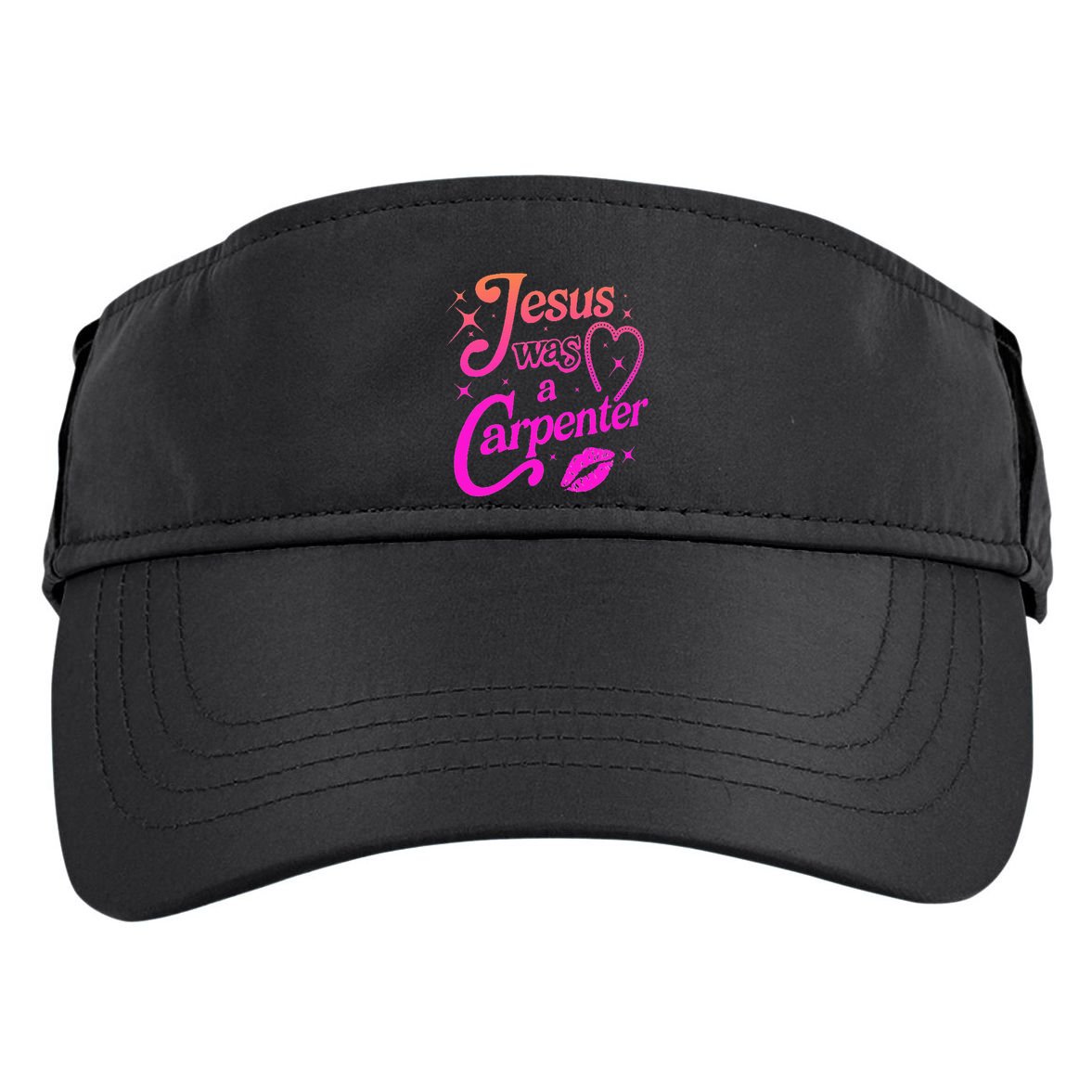 Jesus Was A Carpenter Adult Drive Performance Visor
