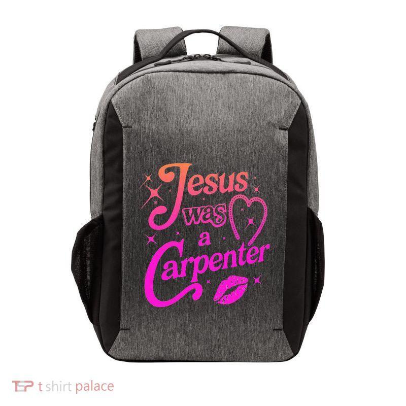 Jesus Was A Carpenter Vector Backpack