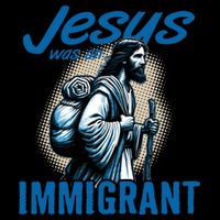 Jesus Was An Immigrant Real Christians Follow Christ Gift Cooling Performance Crew T-Shirt