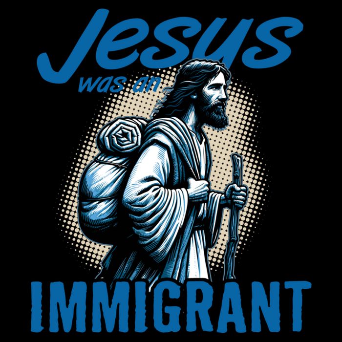 Jesus Was An Immigrant Real Christians Follow Christ Gift Cooling Performance Crew T-Shirt