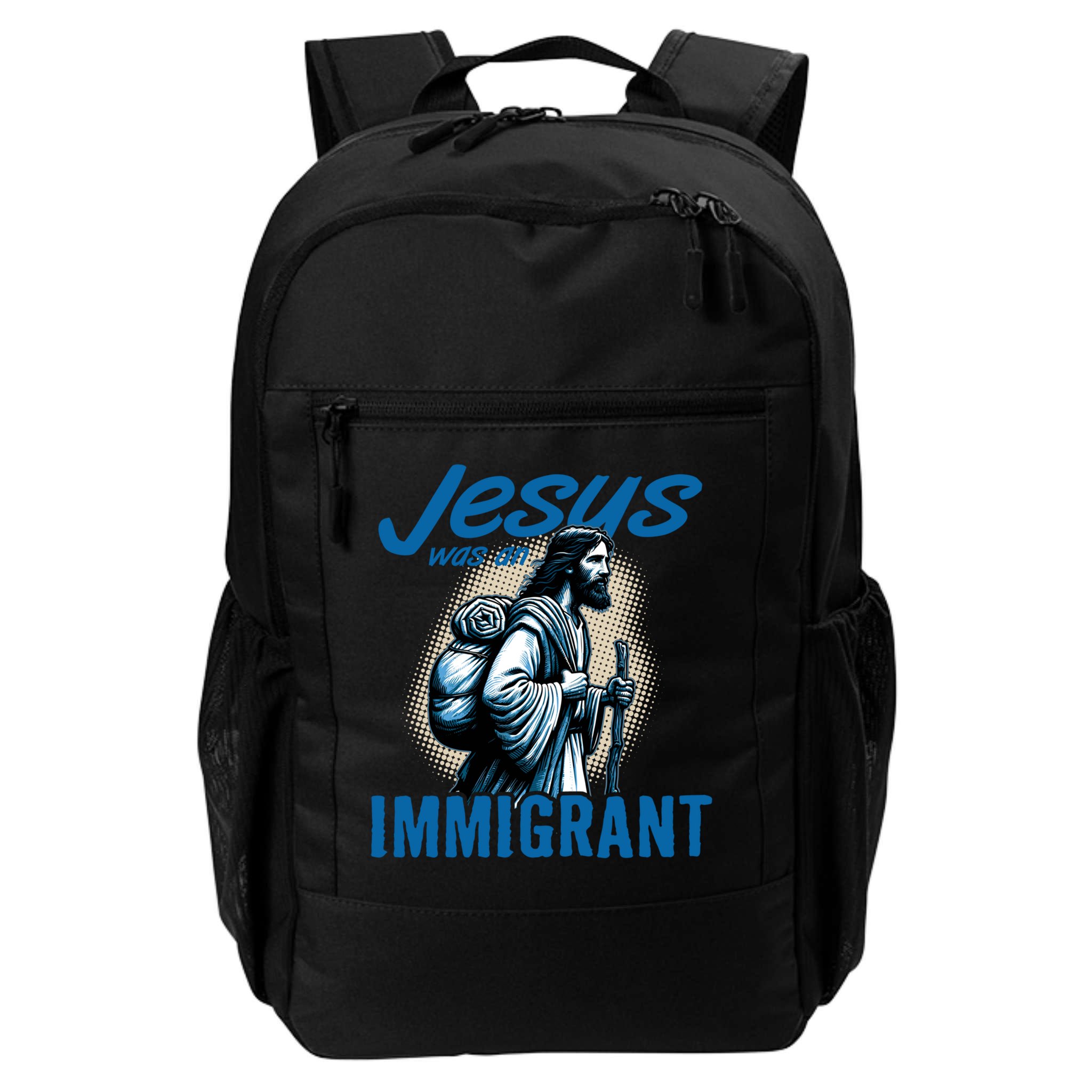 Jesus Was An Immigrant Real Christians Follow Christ Gift Backpack