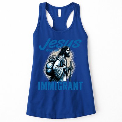 Jesus Was An Immigrant Real Christians Follow Christ Gift Womens Tank Top