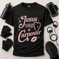Jesus Was A Carpenter Cooling Performance Crew T-Shirt