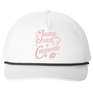 Jesus Was A Carpenter Snapback Five-Panel Rope Hat