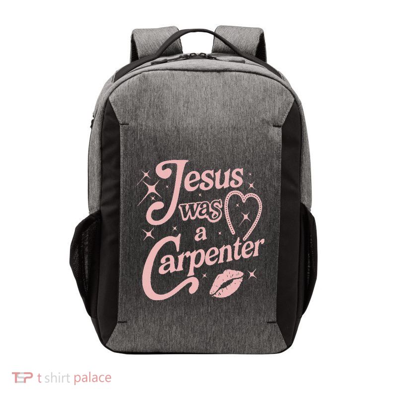 Jesus Was A Carpenter Vector Backpack