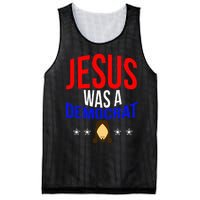 Jesus Was A Democrat Political Liberal Anti Trump Mesh Reversible Basketball Jersey Tank