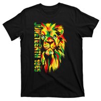 Juneteenth Women African American Black Lion 1865 King T-Shirt