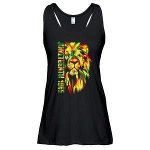 Juneteenth Women African American Black Lion 1865 King Ladies Essential Flowy Tank