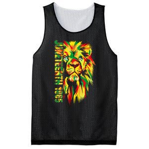 Juneteenth Women African American Black Lion 1865 King Mesh Reversible Basketball Jersey Tank