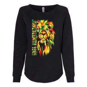 Juneteenth Women African American Black Lion 1865 King Womens California Wash Sweatshirt