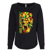 Juneteenth Women African American Black Lion 1865 King Womens California Wash Sweatshirt