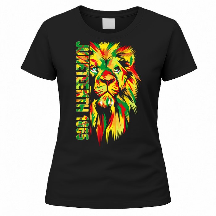 Juneteenth Women African American Black Lion 1865 King Women's T-Shirt