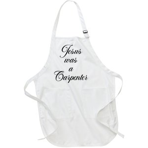 Jesus Was A Carpenter Full-Length Apron With Pockets