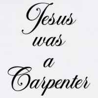 Jesus Was A Carpenter Baby Bodysuit