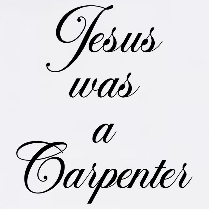 Jesus Was A Carpenter Baby Bodysuit